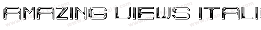 Amazing Views Italic字体转换